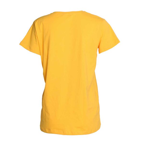 تی شرت زنانه زرد